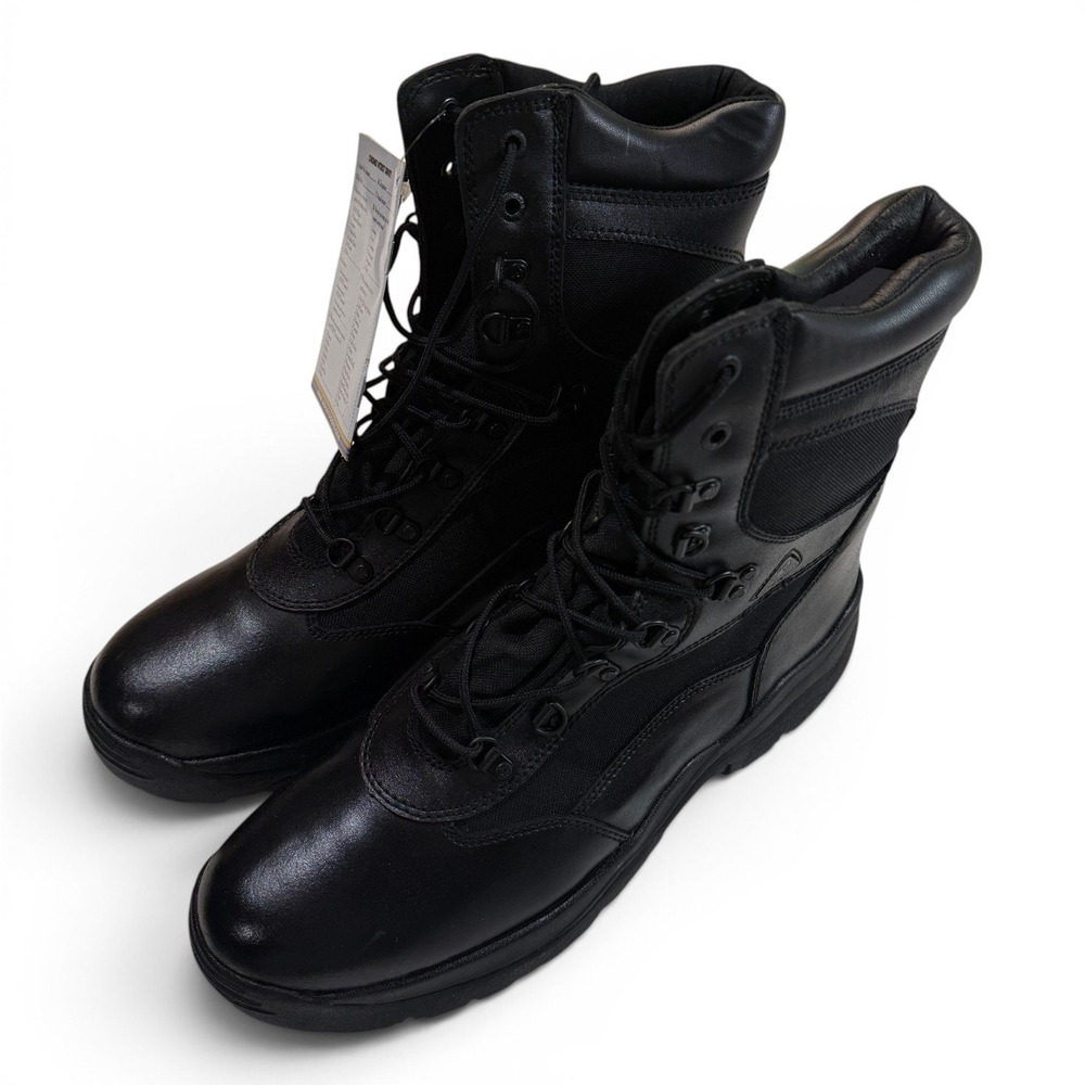 Rocky Fort Hood 2049 Mens 13 W Black Waterproof Leather Tactical Military Boots